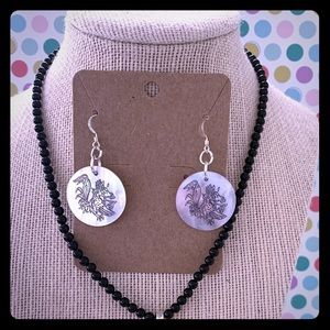 Gamecock Shell Earrings